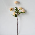 Bouquet de Chrysanthèmes en Soie, 52 cm, Décoration Élégante pour Mariage et Intérieur, Style Rétro Français