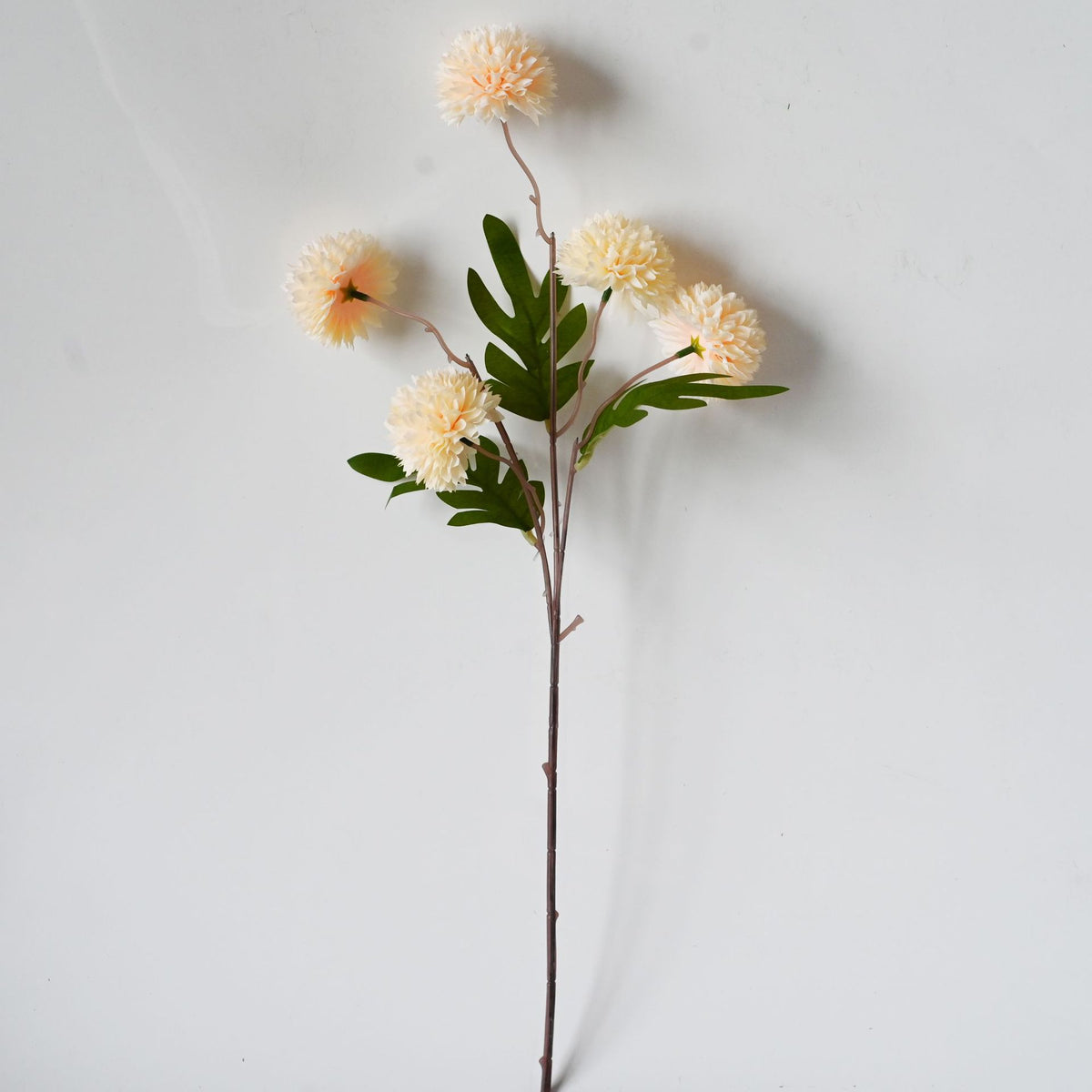 Bouquet de Chrysanthèmes en Soie, 52 cm, Décoration Élégante pour Mariage et Intérieur, Style Rétro Français