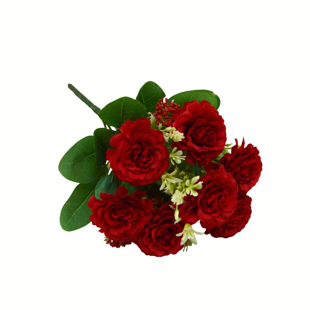 Bouquet artificiel de pivoines 33cm – 7 fleurs réalistes pour mariage, décoration intérieure, ambiance champêtre provençale