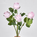 Rose artificielle de 43 cm, fleur unique de 7 cm, décoration élégante pour mariages, maison et occasions spéciales