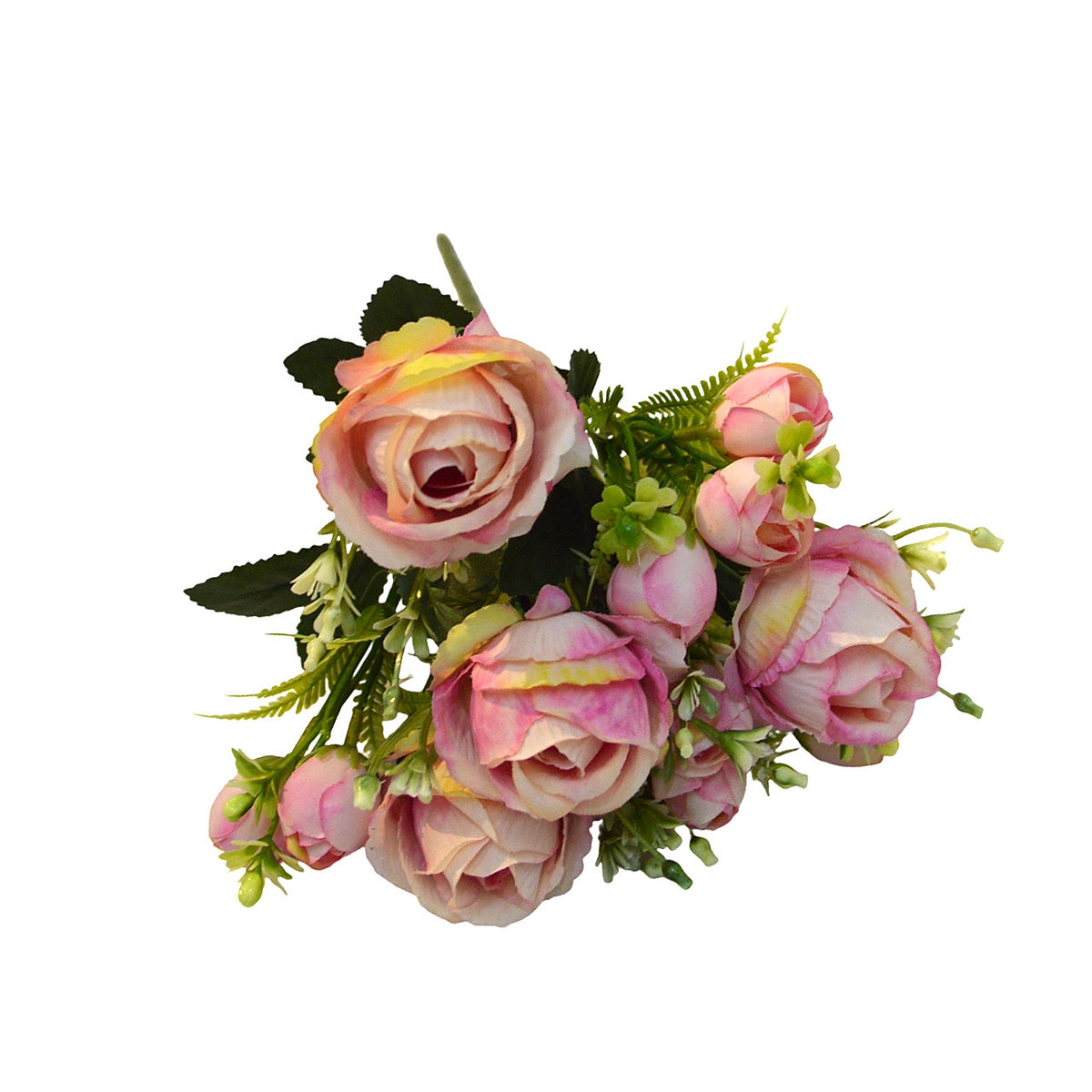 Bouquet de Roses Sweetheart, 34 cm, 7 têtes, idéal pour mariages, décoration événementielle, ambiance romantique