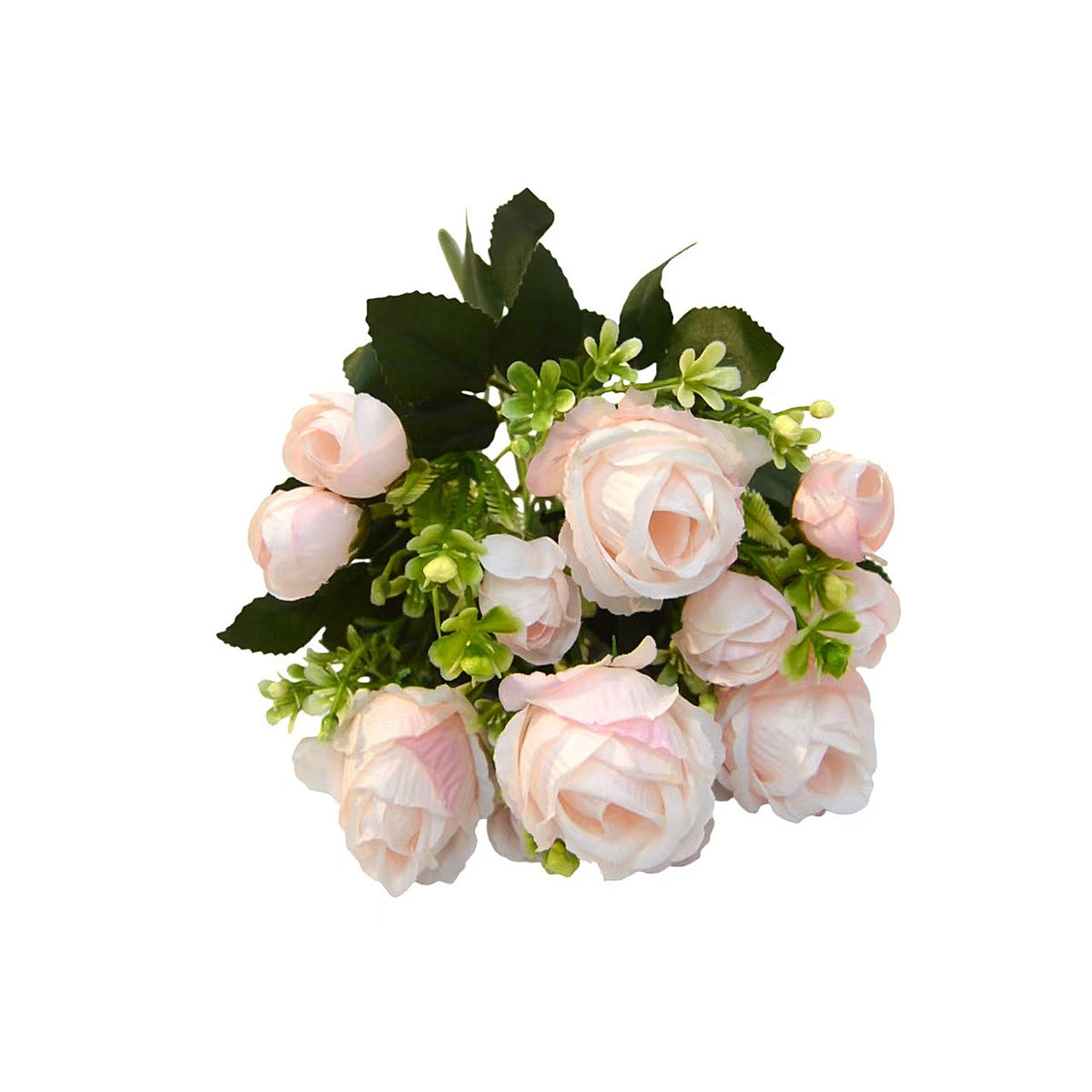 Bouquet de Roses Sweetheart, 34 cm, 7 têtes, idéal pour mariages, décoration événementielle, ambiance romantique