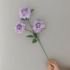 3 Roses à Pétales Déployés en Soie Artificielle, 60 cm, Décoration de Mariage et Intérieur