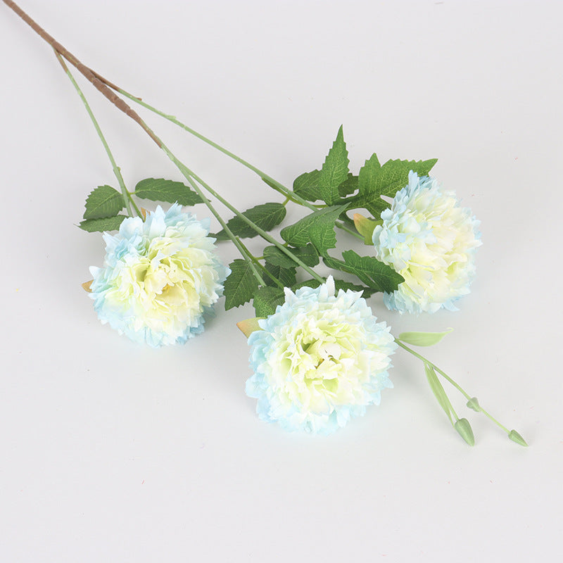 Fleurs artificielles Pivoines du Maroc, bouquet de 3 tiges, 78 cm, décoration intérieure, mariage, fêtes, élégance française