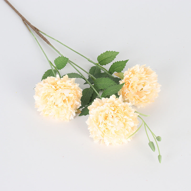 Fleurs artificielles Pivoines du Maroc, bouquet de 3 tiges, 78 cm, décoration intérieure, mariage, fêtes, élégance française