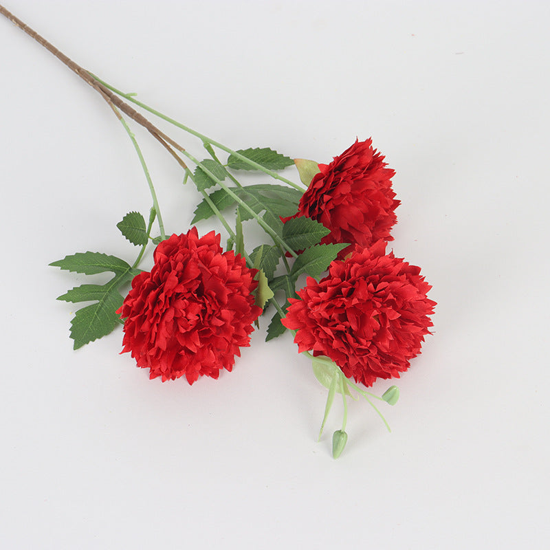 Fleurs artificielles Pivoines du Maroc, bouquet de 3 tiges, 78 cm, décoration intérieure, mariage, fêtes, élégance française