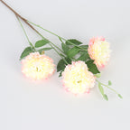 Fleurs artificielles Pivoines du Maroc, bouquet de 3 tiges, 78 cm, décoration intérieure, mariage, fêtes, élégance française