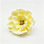 Fleurs artificielles magnolia grand format 13 cm - Têtes libres DIY décoration mariage, cadeau, événement - Sans vase - Style champêtre provençal
