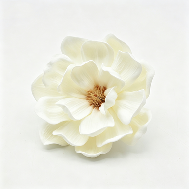 Fleurs artificielles magnolia grand format 13 cm - Têtes libres DIY décoration mariage, cadeau, événement - Sans vase - Style champêtre provençal