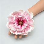 Fleurs artificielles magnolia grand format 13 cm - Têtes libres DIY décoration mariage, cadeau, événement - Sans vase - Style champêtre provençal