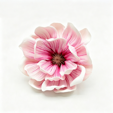 Fleurs artificielles magnolia grand format 13 cm - Têtes libres DIY décoration mariage, cadeau, événement - Sans vase - Style champêtre provençal