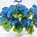 Fleurs artificielles Iris, bouquet de 5 tiges, 29 cm, idéal pour mariages, décoration d'intérieur, style bohème chic