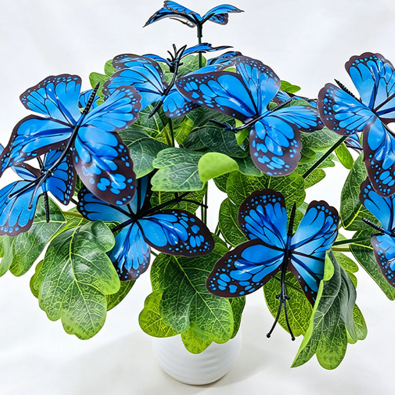 Fleurs artificielles Iris, bouquet de 5 tiges, 29 cm, idéal pour mariages, décoration d'intérieur, style bohème chic
