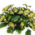 Fleurs artificielles Iris, bouquet de 5 tiges, 29 cm, idéal pour mariages, décoration d'intérieur, style bohème chic