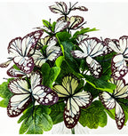 Fleurs artificielles Iris, bouquet de 5 tiges, 29 cm, idéal pour mariages, décoration d'intérieur, style bohème chic