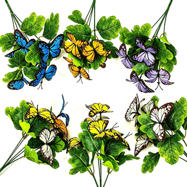 Fleurs artificielles Iris, bouquet de 5 tiges, 29 cm, idéal pour mariages, décoration d'intérieur, style bohème chic