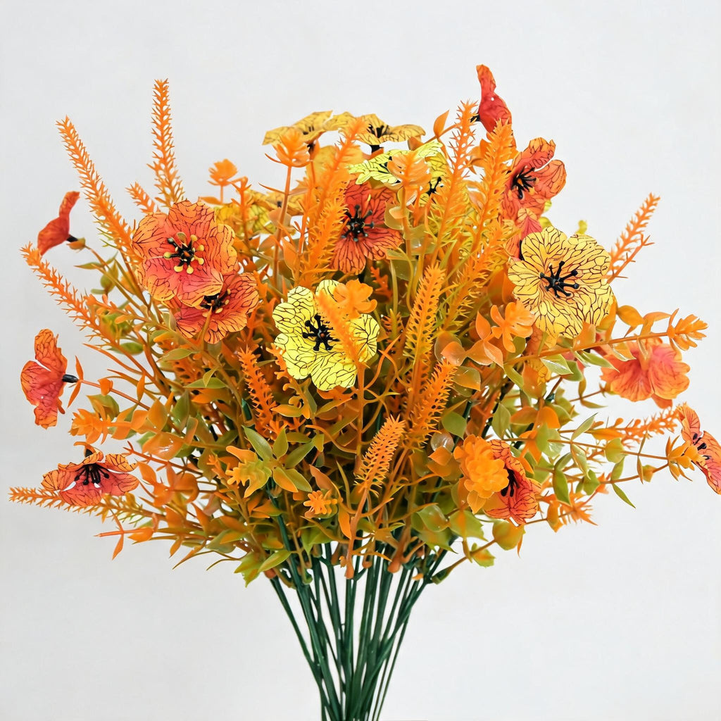 Fleurs artificielles Eucalyptus, 10 tiges de 32 cm, décoration intérieure élégante, style provençal, sans entretien