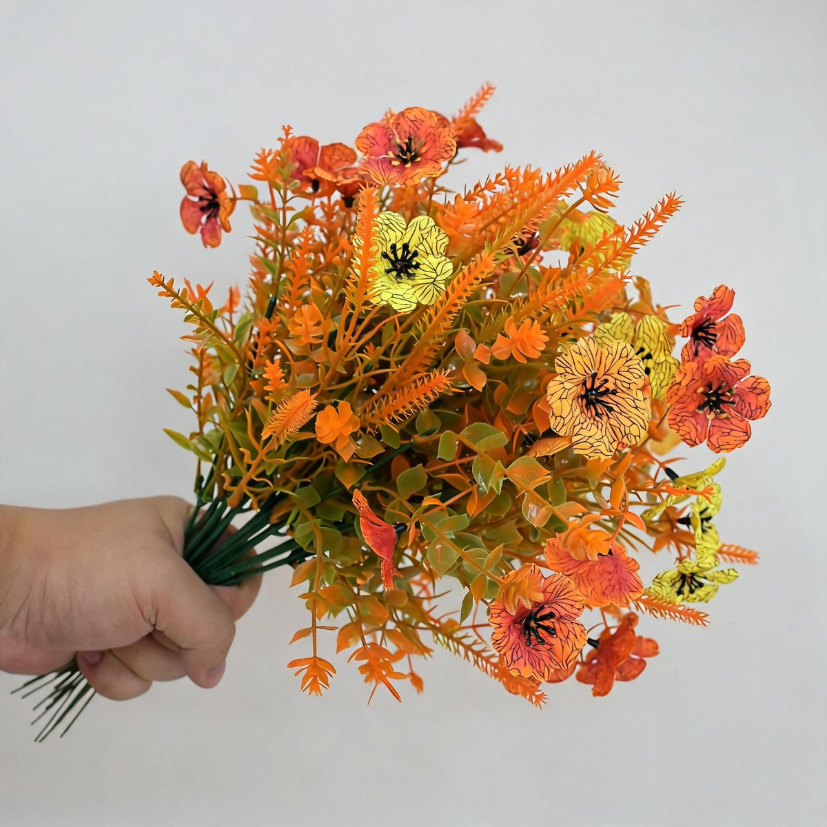 Fleurs artificielles Eucalyptus, 10 tiges de 32 cm, décoration intérieure élégante, style provençal, sans entretien