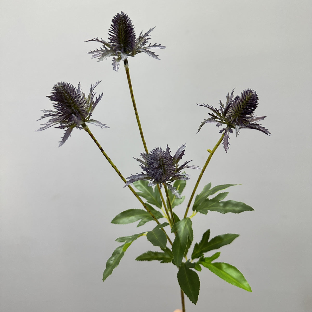 Fleurs Artificielles Buisson d'Eryngium Sauvage, 60 cm, Style Moderne Ins, Décoration Mariage et Maison