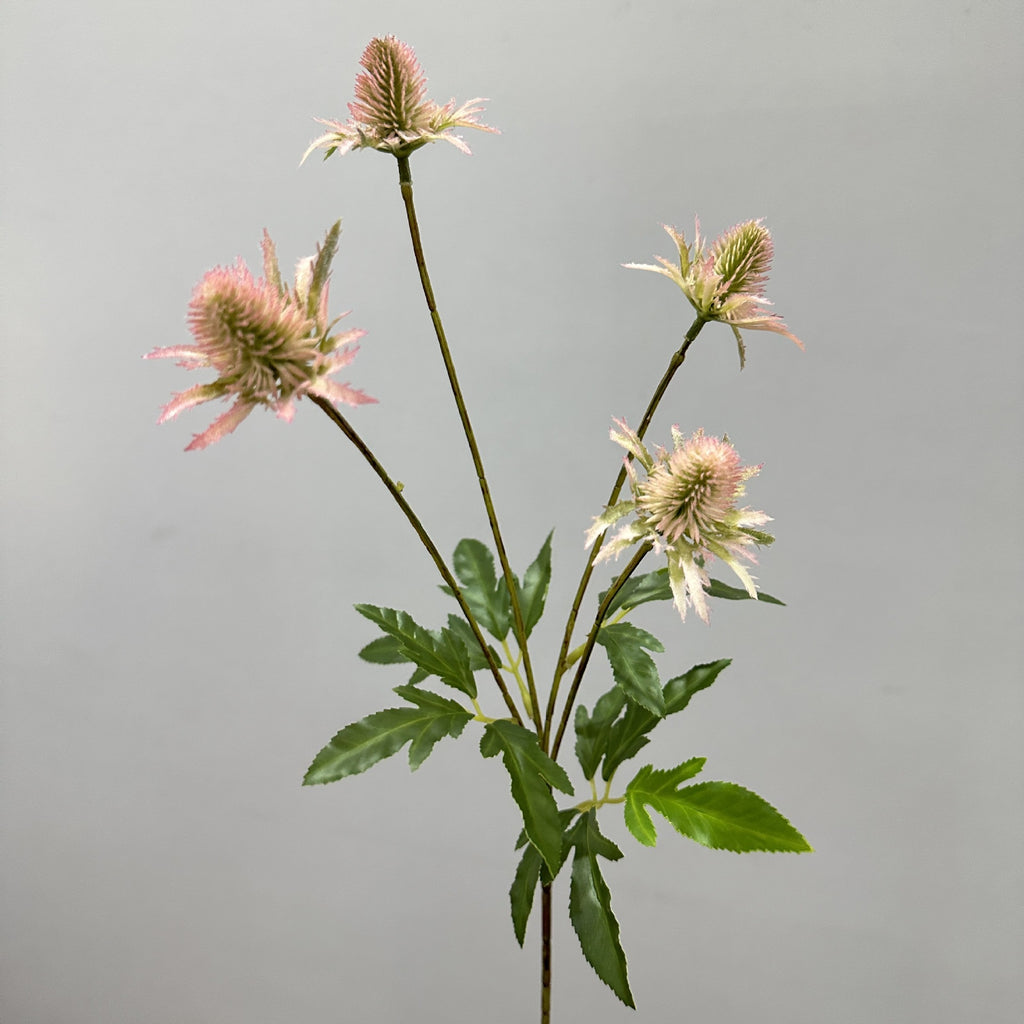Fleurs Artificielles Buisson d'Eryngium Sauvage, 60 cm, Style Moderne Ins, Décoration Mariage et Maison