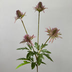 Fleurs Artificielles Buisson d'Eryngium Sauvage, 60 cm, Style Moderne Ins, Décoration Mariage et Maison