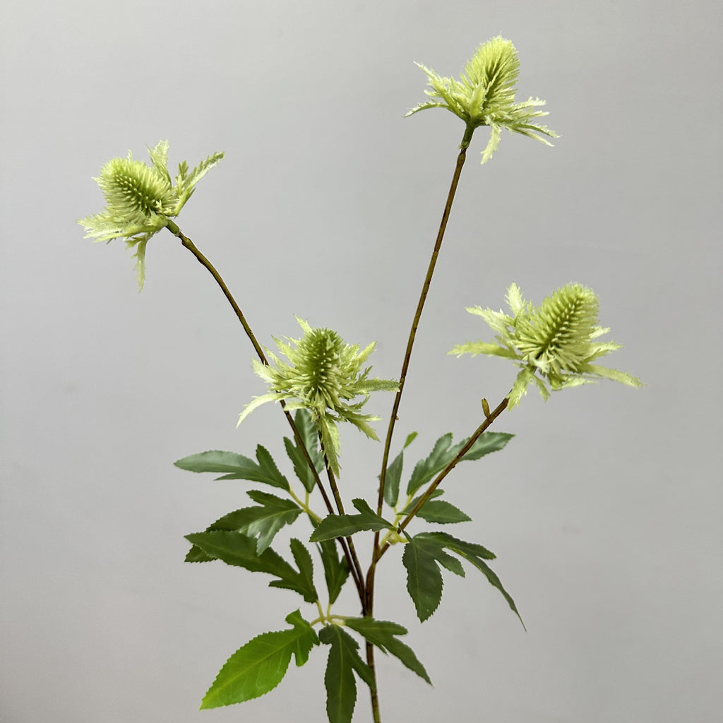 Fleurs Artificielles Buisson d'Eryngium Sauvage, 60 cm, Style Moderne Ins, Décoration Mariage et Maison