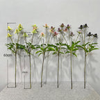 Fleurs Artificielles Buisson d'Eryngium Sauvage, 60 cm, Style Moderne Ins, Décoration Mariage et Maison