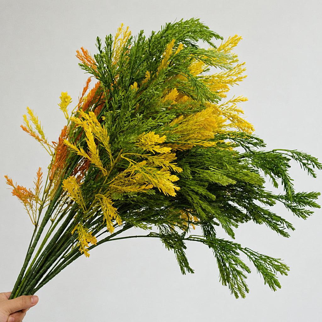 Plante Artificielle Mimosa, 100 cm, Décoration Élégante pour Mariage, Maison, Hôtel, Fausse Végétation Sans Entretien