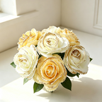 Fleurs artificielles roses avec paillettes dorées, pack de 25 têtes de fleurs, 5,5 cm de diamètre, pour décoration de table, mariage, vitrine, DIY