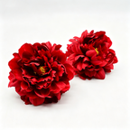 Fleurs artificielles pivoines en soie, têtes détachées 14 cm, lot de 3, décoration mariage DIY, ambiance élégante sud-française