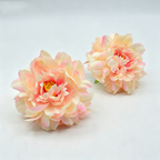 Fleurs artificielles pivoines en soie, têtes détachées 14 cm, lot de 3, décoration mariage DIY, ambiance élégante sud-française