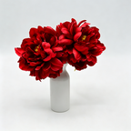 Fleurs artificielles pivoines en soie, têtes détachées 14 cm, lot de 3, décoration mariage DIY, ambiance élégante sud-française