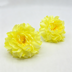 Fleurs artificielles pivoines en soie, têtes détachées 14 cm, lot de 3, décoration mariage DIY, ambiance élégante sud-française