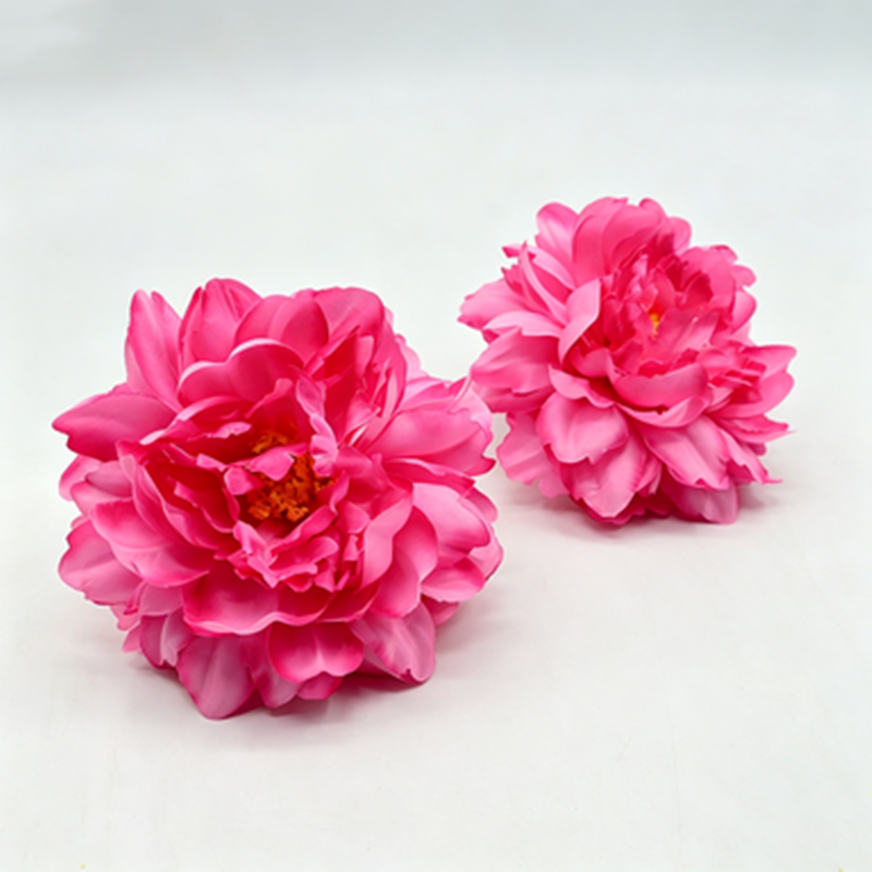 Fleurs artificielles pivoines en soie, têtes détachées 14 cm, lot de 3, décoration mariage DIY, ambiance élégante sud-française