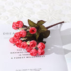 Bouquet de 15 fleurs étoilées d'automne, style moderne, 24 cm, idéal pour cadeaux d'entreprise, événements et décoration intérieure