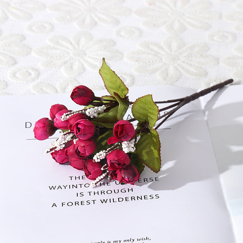 Bouquet de 15 fleurs étoilées d'automne, style moderne, 24 cm, idéal pour cadeaux d'entreprise, événements et décoration intérieure