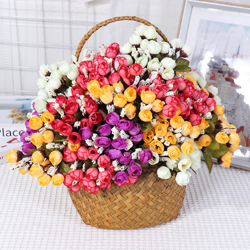 Bouquet de 15 fleurs étoilées d'automne, style moderne, 24 cm, idéal pour cadeaux d'entreprise, événements et décoration intérieure
