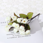 Bouquet de 15 fleurs étoilées d'automne, style moderne, 24 cm, idéal pour cadeaux d'entreprise, événements et décoration intérieure