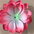 Fleur artificielle en plastique, lotus, diamètre 28 cm, décoration intérieure et extérieure, mariage, événements
