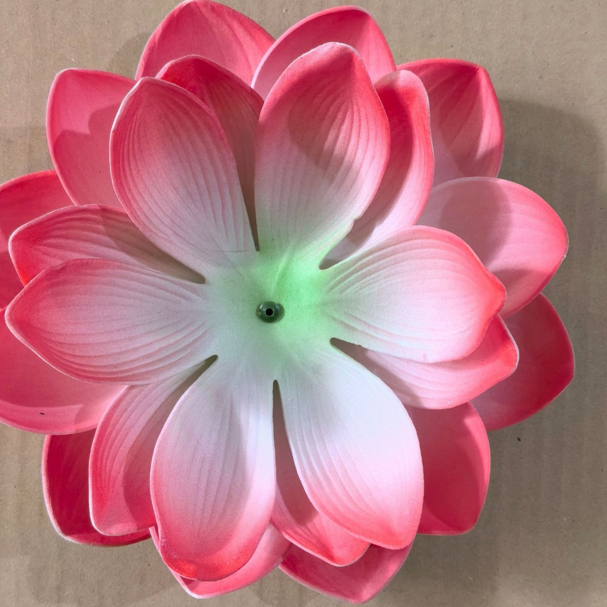 Fleur artificielle en plastique, lotus, diamètre 28 cm, décoration intérieure et extérieure, mariage, événements
