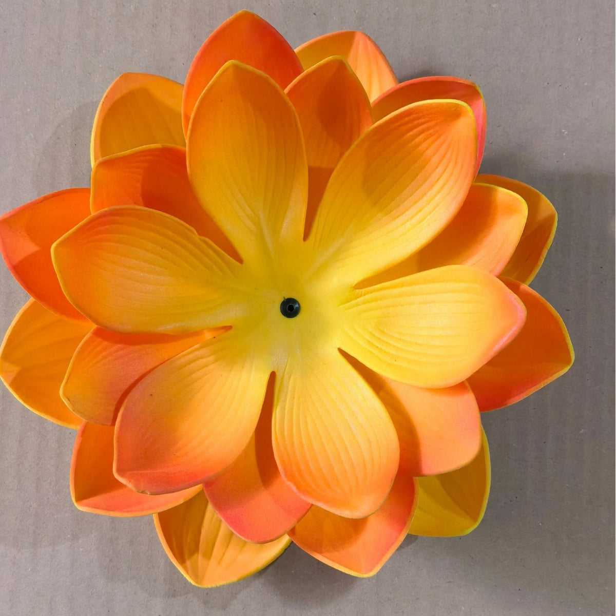 Fleur artificielle en plastique, lotus, diamètre 28 cm, décoration intérieure et extérieure, mariage, événements