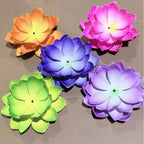 Fleur artificielle en plastique, lotus, diamètre 28 cm, décoration intérieure et extérieure, mariage, événements
