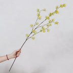 Branche artificielle de poirier en fleurs 90 cm – Décoration élégante sans entretien pour intérieur, mariage, terrasse, cimetière