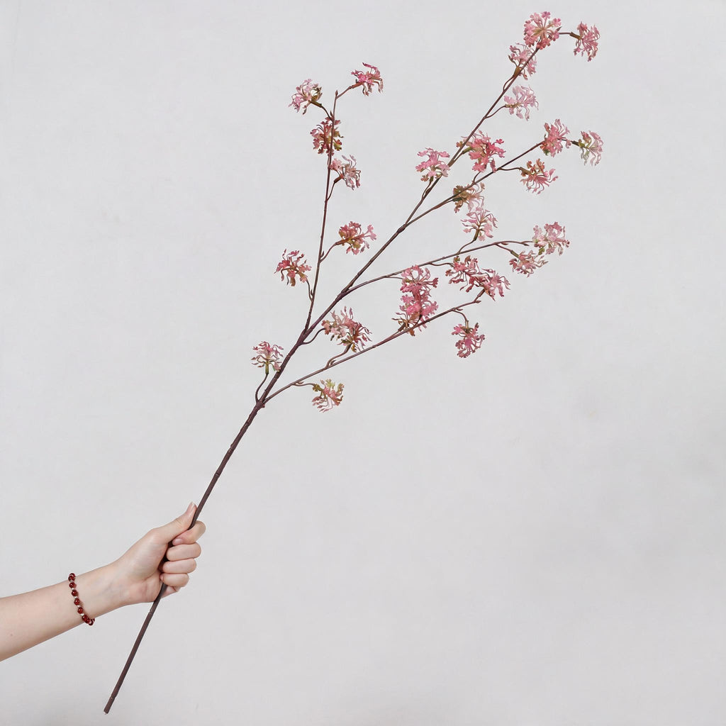 Branche artificielle de poirier en fleurs 90 cm – Décoration élégante sans entretien pour intérieur, mariage, terrasse, cimetière