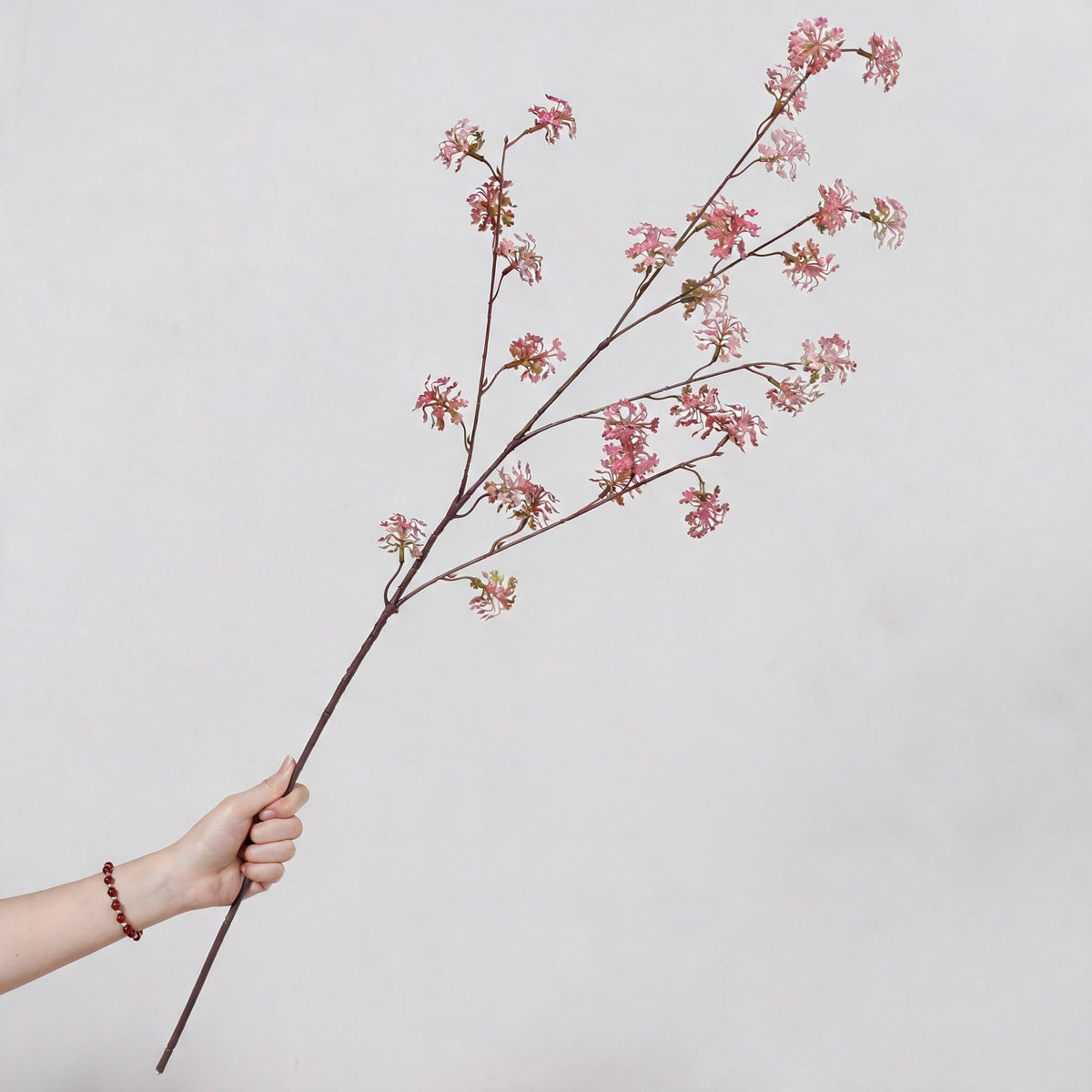 Branche artificielle de poirier en fleurs 90 cm – Décoration élégante sans entretien pour intérieur, mariage, terrasse, cimetière