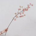 Branche artificielle de poirier en fleurs 90 cm – Décoration élégante sans entretien pour intérieur, mariage, terrasse, cimetière