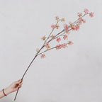 Branche artificielle de poirier en fleurs 90 cm – Décoration élégante sans entretien pour intérieur, mariage, terrasse, cimetière