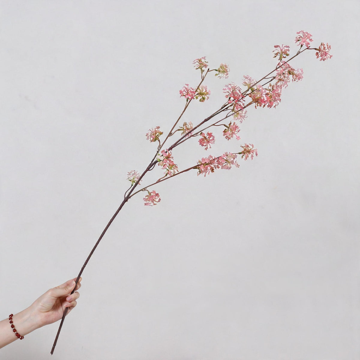 Branche artificielle de poirier en fleurs 90 cm – Décoration élégante sans entretien pour intérieur, mariage, terrasse, cimetière