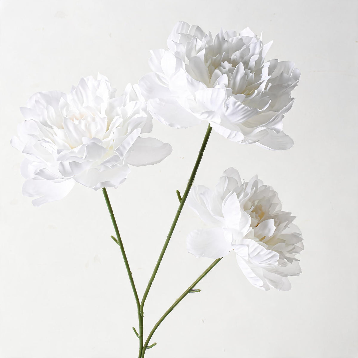 Fleurs artificielles pivoines 3 têtes - Décoration élégante 66 cm pour mariage, salon, hôtel, terrasse, cadeau