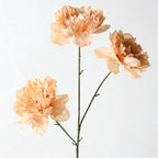 Fleurs artificielles pivoines 3 têtes - Décoration élégante 66 cm pour mariage, salon, hôtel, terrasse, cadeau